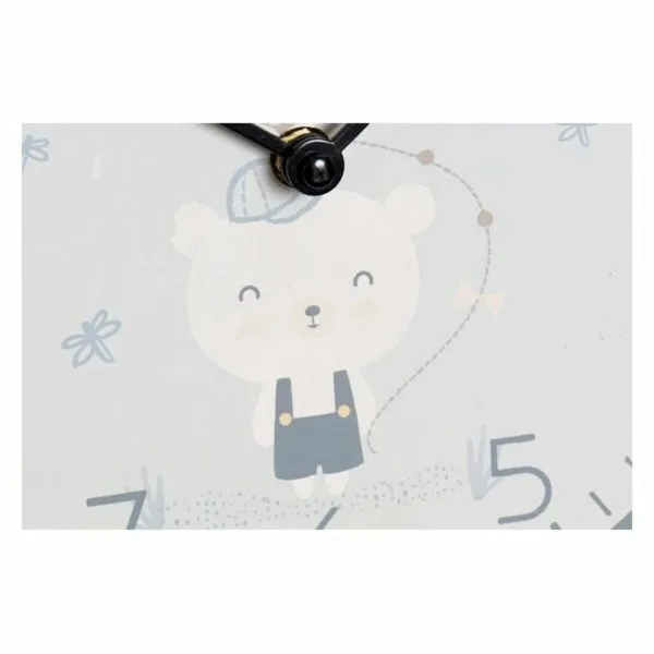 Sieninis laikrodis DKD Home Decor Mėlyna Spalvotas Rožinė Medžio Metalinis Plastmasinis Medžio MDF Vaikiškas Paukščių 24 x 3 x 2