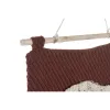 Sienų dekoracija DKD Home Decor Raudona Natūralus Boho 45 x 2 x 115 cm