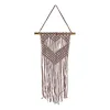 Подвесной декор DKD Home Decor Фиолетовый Светло-коричневый Бамбук