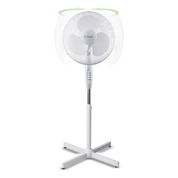 Vapaasti seisova tuuletin Kiwi Valkoinen 45 W (Ø 40 cm)