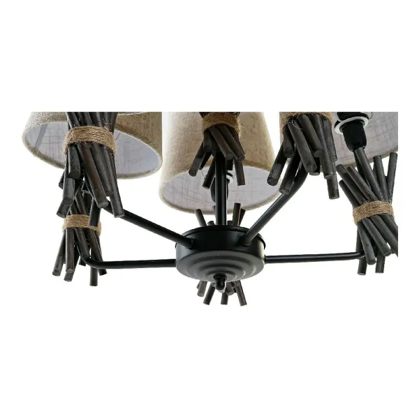 Pakabinamas apšvietimas DKD Home Decor Poliesteris Metalinis (55 x 55 x 100 cm)