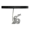 Galda lampa DKD Home Decor Melns Sudrabains Sveķi 60 W 220 V 33 x 33 x 74 cm