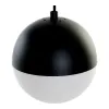 Pakabinamas apšvietimas DKD Home Decor Balta Juoda Metalinis Stiklas 220 V (40 x 40 x 80 cm)