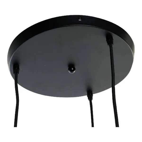 Pakabinamas apšvietimas DKD Home Decor Balta Juoda Metalinis Stiklas 220 V (40 x 40 x 80 cm)