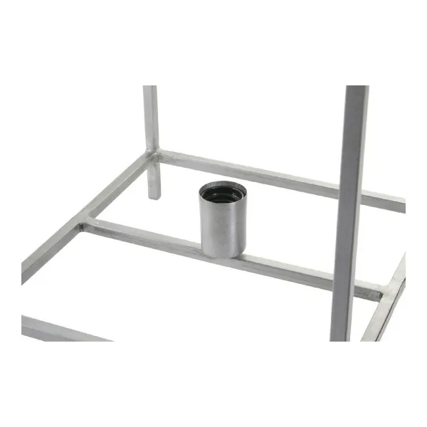 Stalinė lempa DKD Home Decor Metalinis Gris Oscuro (33 x 33 x 40 cm)