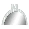 Sienas spogulis DKD Home Decor Balts Rozā 22 x 1,5 x 40 cm (2 gb.)