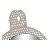 Настенное зеркало DKD Home Decor Белый Розовый 22 x 1,5 x 40 cm (2 штук)