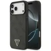 Guess Leather 4G Triangle Strass MagSafe - Case iPhone 17 Pro Max (Black)
