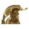 Декоративная фигура DKD Home Decor Позолоченный Колониальный Обезьяна Лист растения 16,5 x 10,6 x 22,5 cm