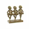 Dekoratyvinė figūrėlė DKD Home Decor FZ-95092 Auksinis Beždžionė Beždžionės 32,5 x 12,5 x 29 cm