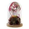 Decorative Figure DKD Home Decor Crystal Flowers MDF Wood (17 x 17 x 26 cm)