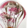 Dekoratyvinė figūrėlė DKD Home Decor Stiklas Gėlės Medžio MDF (17 x 17 x 26 cm)