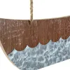 Riippuva koriste DKD Home Decor Kynttiläkone Ruskea Monivärinen Välimeren 40 x 2 x 43 cm (2 osaa)