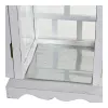 Žibintas DKD Home Decor Balta Stiklas Pušynas (22.5 x 22.5 x 47 cm)