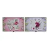 Decorative box DKD Home Decor Pink Lilac MDF Wood Tropical Counter (2 Units)
