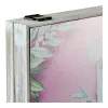 Koristerasia DKD Home Decor Pinkki Liila Puu MDF Trooppinen Tiski (2 osaa)