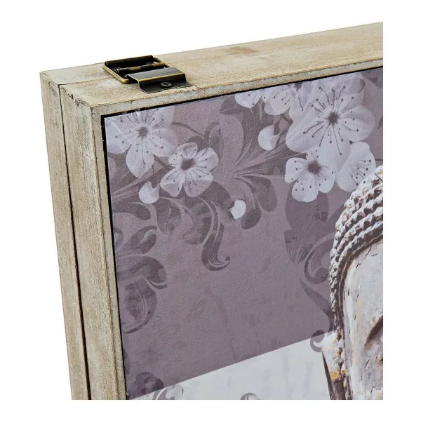 Декоративный шкафчик DKD Home Decor Серый Деревянный MDF Будда бухгалтер (2 штук)