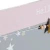 Картина-Фоторамка с Щипчиками DKD Home Decor Hello Lovely Деревянный MDF Звезды 40 x 1 x 24 cm