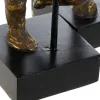 Decorative Figure DKD Home Decor Golden Modern Ballet Dancer 20 x 10 x 31 cm (2 Units)
