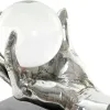Decorative Figure DKD Home Decor Golden Silver Hand 50 ml 20 x 14 x 18 cm (2 Units)