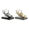 Декоративная фигура DKD Home Decor Позолоченный Серебристый рука 50 ml 20 x 14 x 18 cm (2 штук)