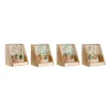 Деревянная игра DKD Home Decor Деревянный Разноцветный 4 Предметы 9 x 9 x 12 cm