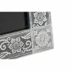 Photo frame DKD Home Decor Champagne Light mauve Wood Aluminium Arab 20 x 1 x 25 cm (1 Unit)