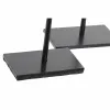 Žvakidė DKD Home Decor Mėlyna Rožinė Metalinis Stiklas 12 x 12 x 24 cm (2 vnt.)