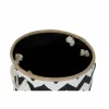 Декоративная корзина DKD Home Decor Белый Чёрный Джут джут