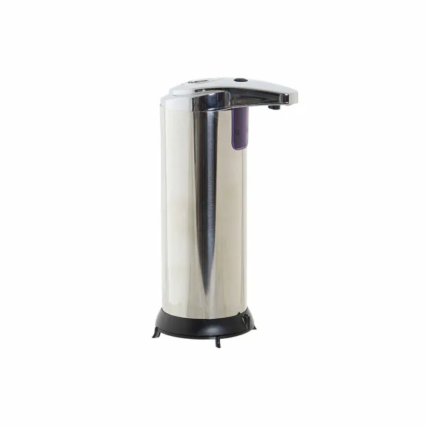 Automatinis muilo dozatorius su jutikliu DKD Home Decor Juoda Sidabras ABS 250 ml 11,1 x 7,5 x 19 cm