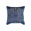 Cushion DKD Home Decor 8424001850341 Blue Golden 45 x 10 x 45 cm