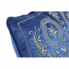 Подушка DKD Home Decor 8424001850341 Синий Позолоченный 45 x 10 x 45 cm