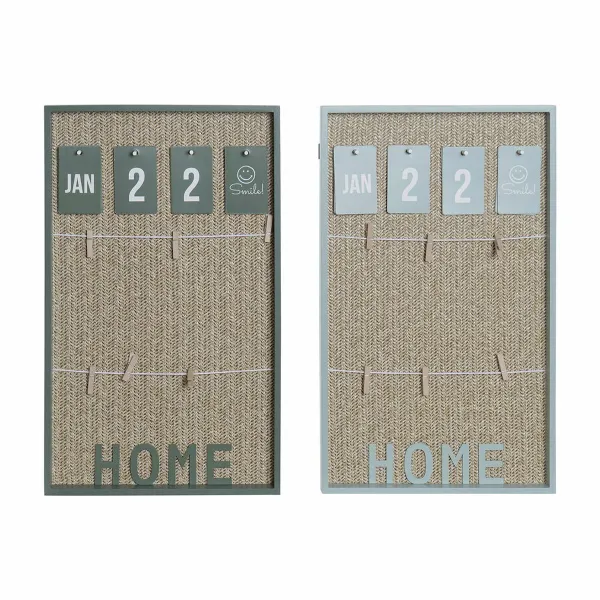 Fotorāmis ar Skavām DKD Home Decor Alumīnijs polipropilēns Koks MDF 30 x 3 x 50 cm (2 gb.)