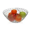 Ваза для фруктов Versa Серый Металл Сталь 28 x 12 x 28 cm 1 L