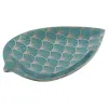Galda rotājums DKD Home Decor Tirkīzs Porcelāns 27,5 x 16 x 3 cm