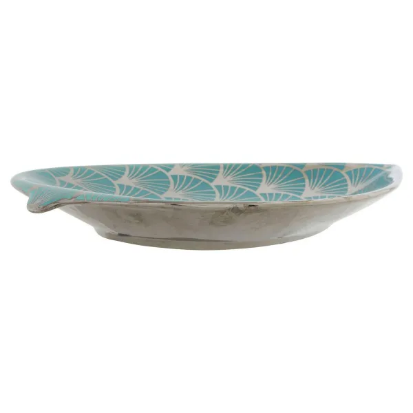 Puošmena DKD Home Decor Turkis Porcelianas 27,5 x 16 x 3 cm