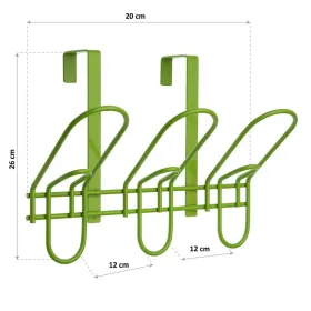 Paltų kabykla pritvirtinama prie durų Versa Metalinis (12 x 26 x 20 cm)