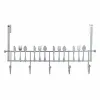 Durvju Mēteļu Plaukts DKD Home Decor Sudrabains Metāls Plastmasa 34 x 17 x 9 cm