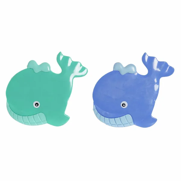 Vonios kilimėlis DKD Home Decor 11,5 x 1 x 10 cm Mėlyna Turkis Vaikiškas PVC 10 cm (2 vnt.)