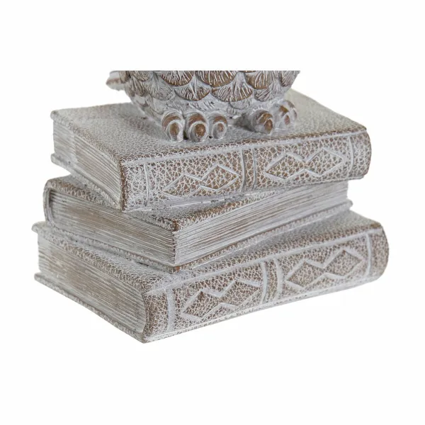 Dekoratyvinė figūrėlė DKD Home Decor Balta Pelėda Atskirtas 11 x 11 x 20 cm (3 vnt.)