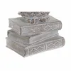 Dekoratīvās figūriņas DKD Home Decor Balts Pūce Kails 11 x 11 x 20 cm (3 gb.)
