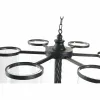 Подсвечник DKD Home Decor Чёрный Металл Стеклянный 53 x 53 x 52 cm
