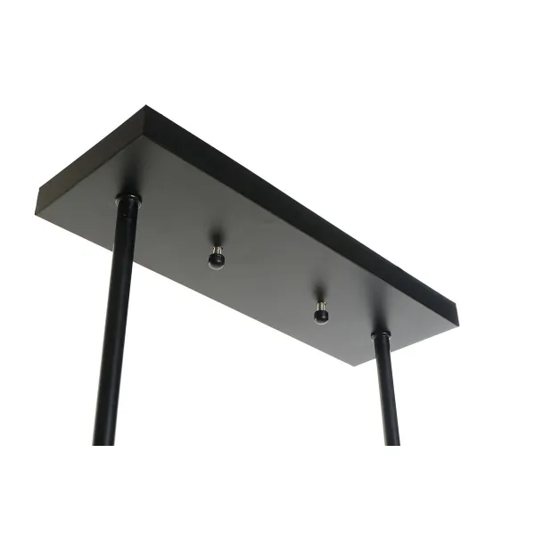Потолочный светильник DKD Home Decor Коричневый Алюминий Стеклянный (52 x 6 x 26 cm)