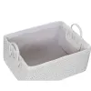 Daudzfunkcionāls grozs DKD Home Decor Balts Melns polipropilēns 45 x 34 x 49 cm 4 Kg