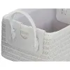 Daudzfunkcionāls grozs DKD Home Decor Balts Melns polipropilēns 45 x 34 x 49 cm 4 Kg