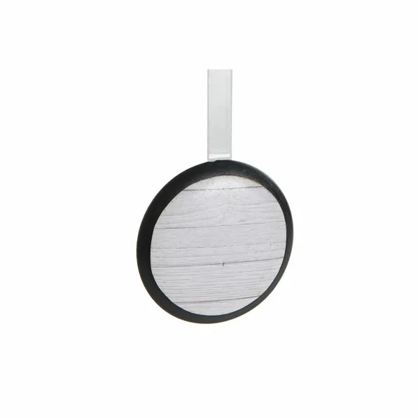 Sienas pulkstenis DKD Home Decor 32 x 5 x 56 cm Dabisks Balts Plastmasa Māja Koks MDF (2 gb.)