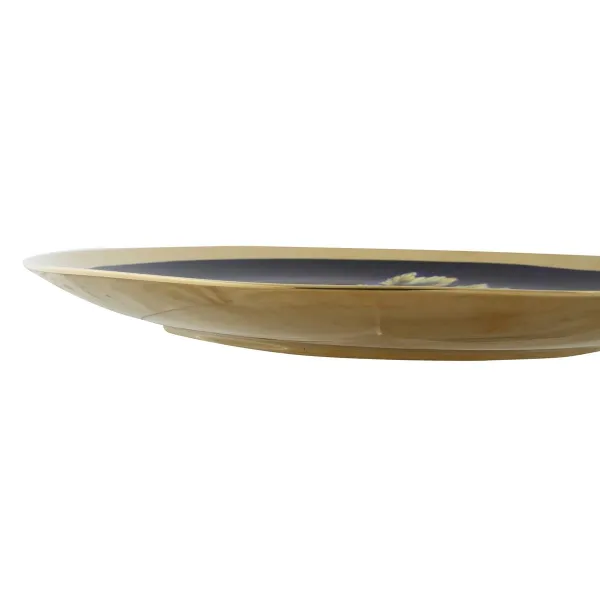 Galda rotājums DKD Home Decor Zils Daudzkrāsains Porcelāns 42 x 42 x 4 cm