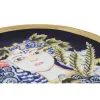 Декор для центра стола DKD Home Decor Синий Разноцветный Фарфор 42 x 42 x 4 cm