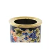 Vaza DKD Home Decor Veidas Porcelianas Mėlyna 11 x 11 x 25 cm Spalvotas