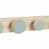 Wall mounted coat hanger DKD Home Decor Plastic MDF Wood Tropical 48 x 6 x 7,5 cm (2 Units)